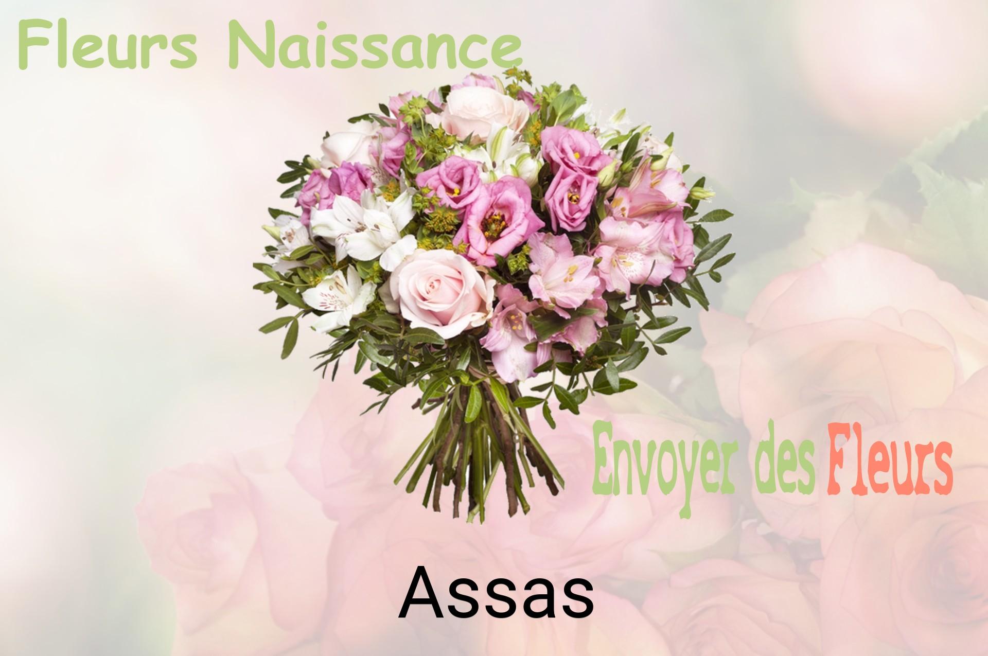 Bouquet de fleurs de naissance livré à Assas